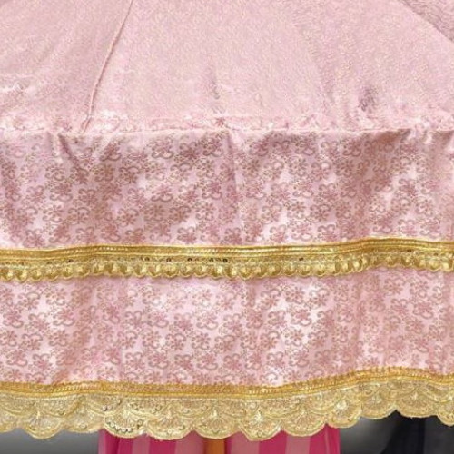 สัปทนผ้าแจ็คการ์ด   สัปทนกฐิน  สัปทนมาใหม่ สัปทนสีพาสเทล แจ๊คกาด  ยอดลงยา ด้ามชะแลค 8