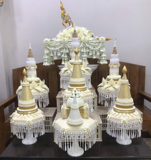 ครอบไตรสวยๆ พาน6เหลี่ยม รุ่นหกเหลี่ยม จัดชุดเครื่องบวชครบชุด  คอลเลคชั่นใหม่ ปี2569 ช่างโย 3
