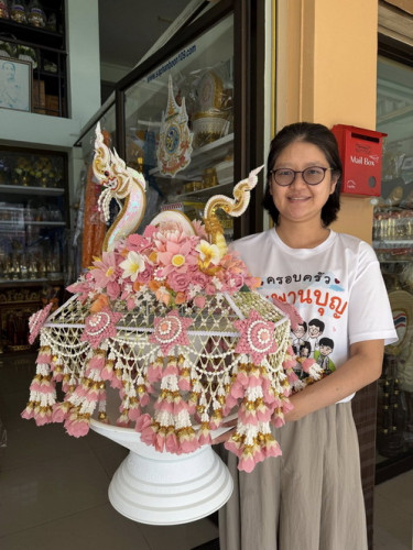 ครอบไตรพญานาค  ครอบไตรกฐิน  ครอบไตรสวยๆ ครอบไตรพรีเมี่ยม  ช่างM  ครอบไตรหวานละมุน 5