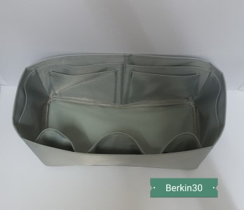 ที่จัดระเบียบกระเป๋า Hermes Berkin 30 สีเทา