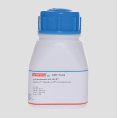 p-Aminobenzoic acid, Hi-LR™ (Vitamin B10), Lab Grade, 10g - Himedia