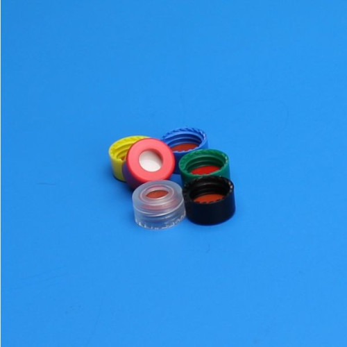 9mm R.A.M.™ Polypropylene Open Cap PTFE/Butyl Rubber Lined, 100 pieces/pack, J.G.Finneran, USA