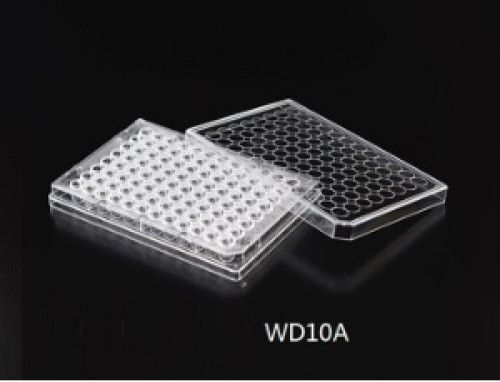 96 Well Plate, U Bottom, PS, with Lid, Individual Sterile, Plasmed