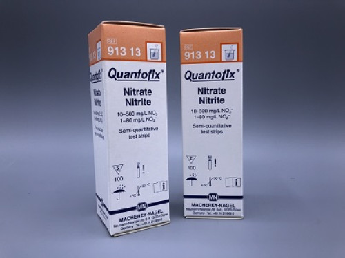 Nitrate Test Kit, Semi-quantitative test strips QUANTOFIX Nitrate / Nitrite, 100 strips/box
