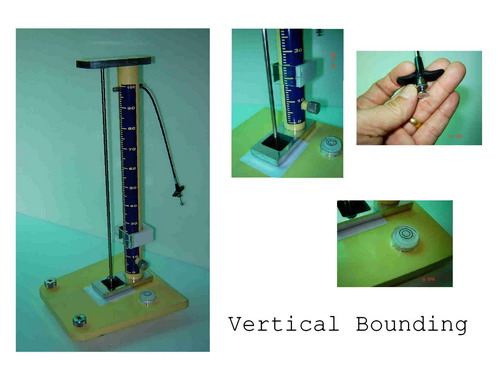 เครื่องทดสอบการตกกระแทก Vertical Rebound