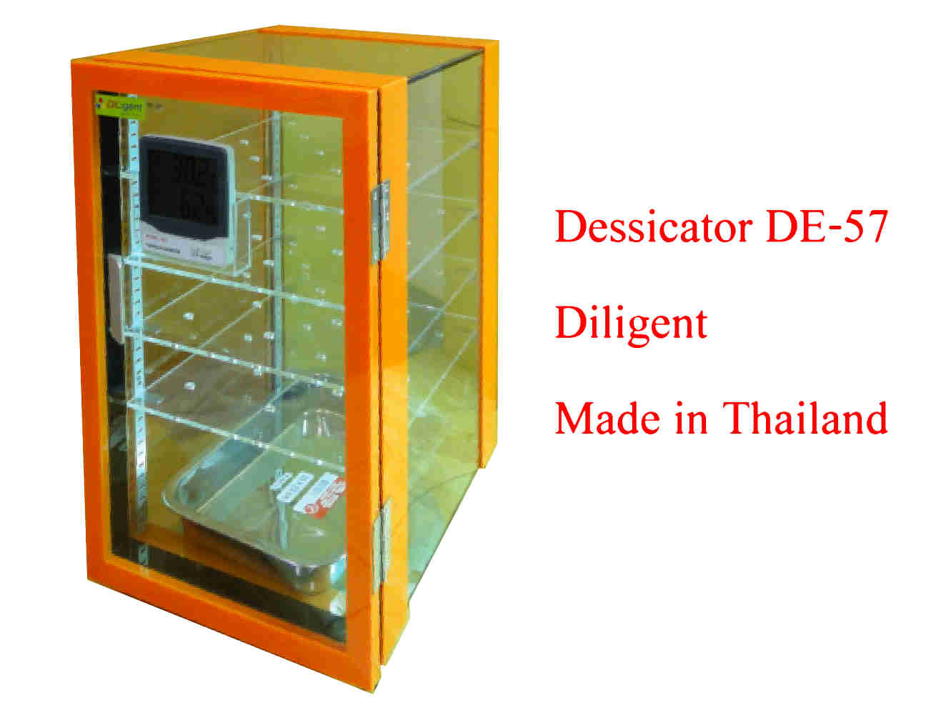 ตู้ดูดความชื้น Desiccator Cabinet แบบใช้ Silica gel Model DE-57 ทำจากพลาสติก 2
