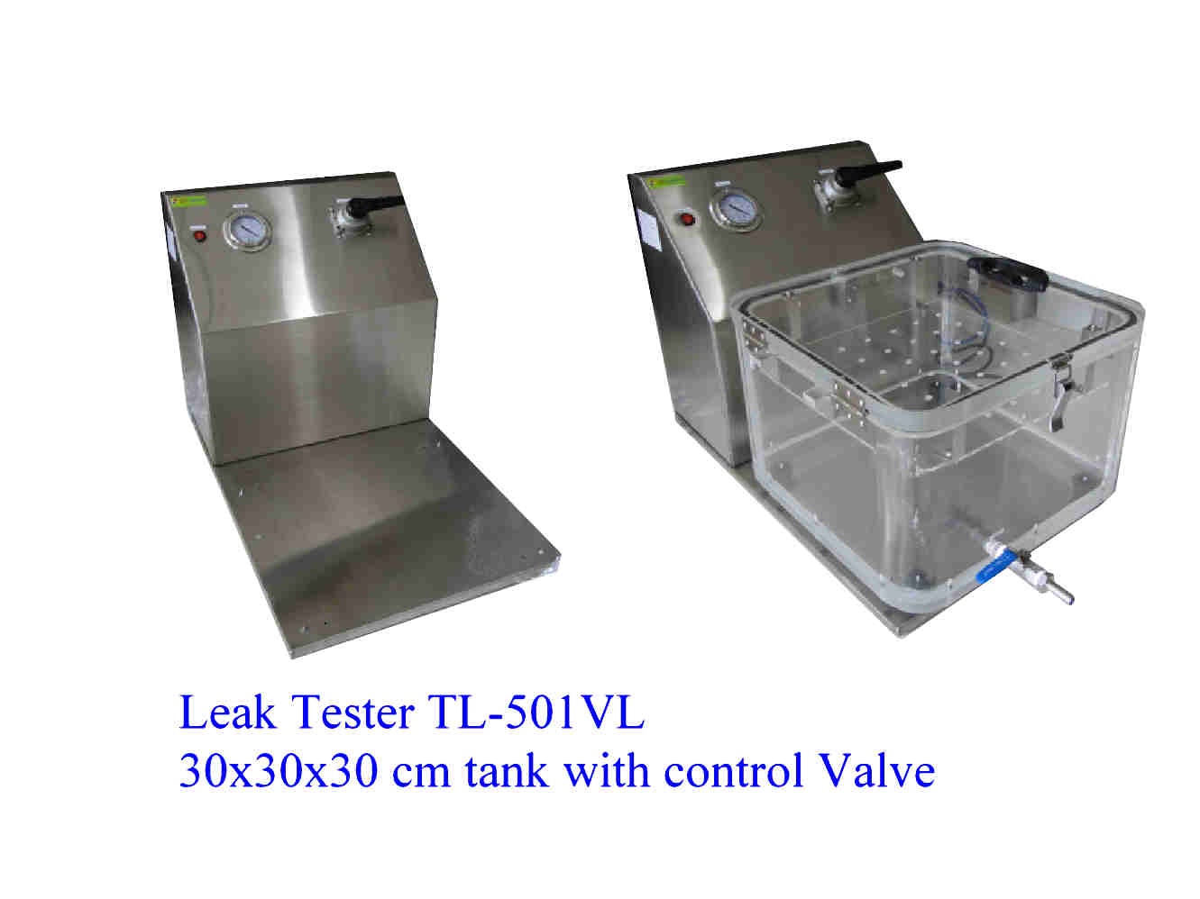 เครื่องทดสอบการรั่วบรรจุภัณฑ์ Test Leak Analog Gauge valve type รุ่น TL-501VL