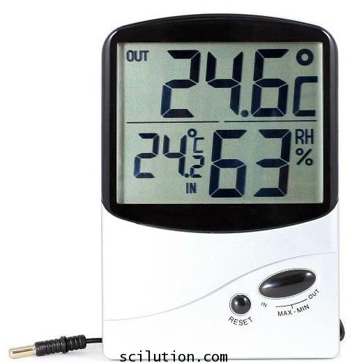 เครื่องวัดอุณหภูมิ ความชื้น, Thermo-Hygrometer รุ่น 986H with external Temperature Probe