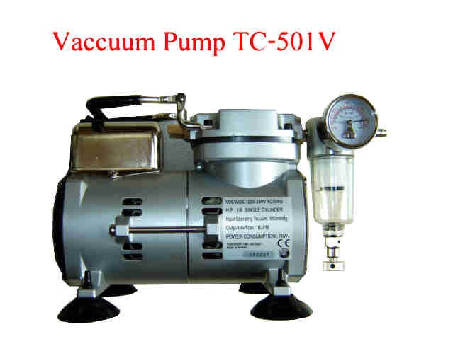 ปั้มสูญญากาศ Vacuum pump Sparmax Model TC-501V ชนิดลูกสูบ ไม่ใช้น้ำมัน 4