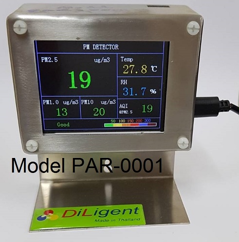 Personal Particle Counter เครื่องวัดฝุ่นละอองในอากาศ รุ่น PAR-0001 1