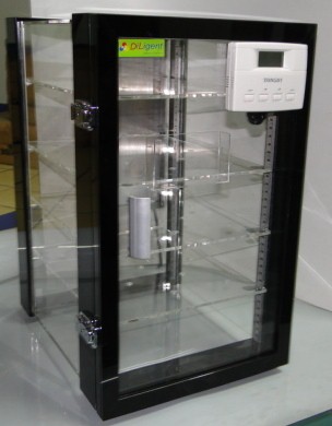 ตู้ควบคุมความชื้น  Desiccator Dry cabinet รุ่น DE-80AD  วัสดุพลาสติก ทนการกัดกร่อน เก็บสารเคมี