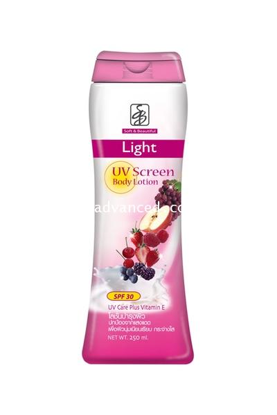(ลดสูงสุด75เปอร์เซ็นต์) SPF30 ปกป้องผิวจากแสงแดด... เอสแอนด์บี ยูวี สกรีน บอดี้ โลชั่น
