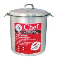 272401 หม้อก๋วยเตี๋ยว 40 ซม. 1 ช่อง โล่ง (16 นิ้ว) ตราหัวม้าลาย รุ่น Chef 1