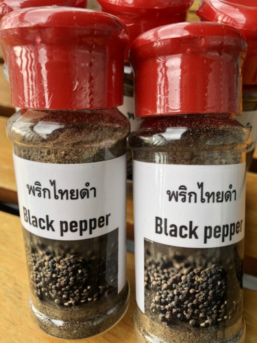 พริกไทยดำบดหยาบ Black pepper