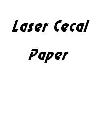 Laser Decal paper