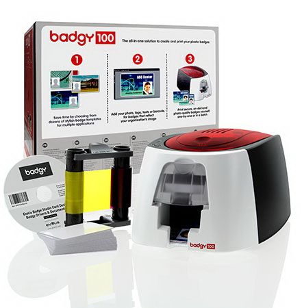 เครื่องพิมพ์บัตร PVC ยี่ห้อ Evolis รุ่น Badgy 200 1