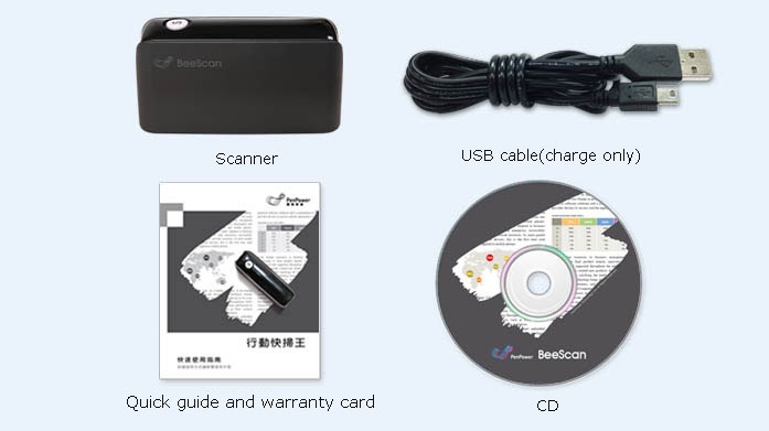 เครื่องสแกนแบบพกพา PenPower รุ่น BeeScan 4