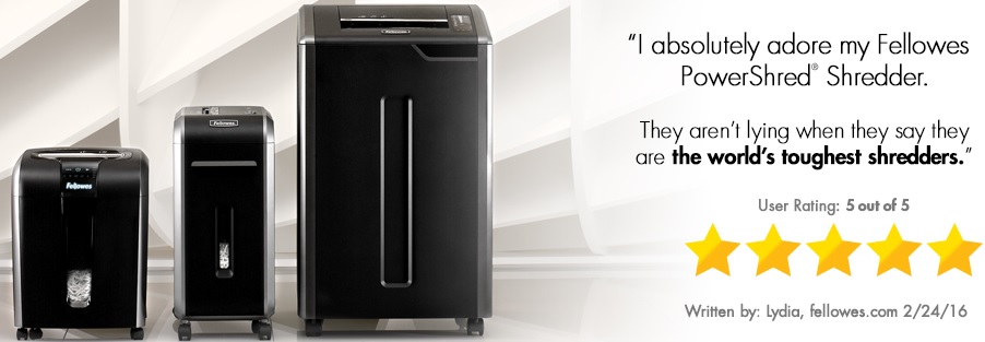 เครื่องทำลายเอกสาร Fellowes รุ่น 485ci 4