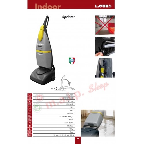 เครื่องขัดพื้น Lavor รุ่น Sprinter 1