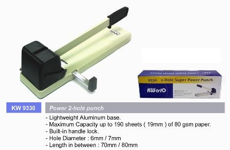 เครื่องเจาะกระดาษ 2 รู รุ่น 9330 (เจาะ 2 รู) 2