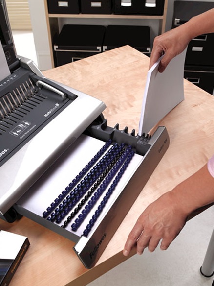 เครื่องเจาะกระดาษไฟฟ้าและเข้าเล่มมือโยก Fellowes รุ่น Galaxy E 500 2