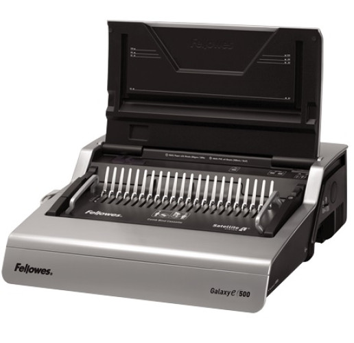 เครื่องเจาะกระดาษไฟฟ้าและเข้าเล่มมือโยก Fellowes รุ่น Galaxy E 500 1