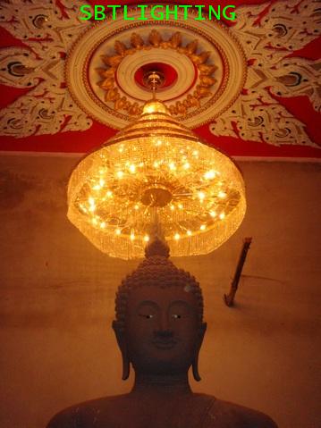 โคมไฟฉัตรคริสตรัล พระประธาน 1