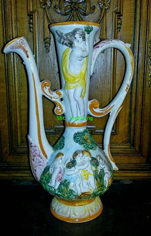 Porcelain  ลายคราม  Italian master Capodimonte. 1