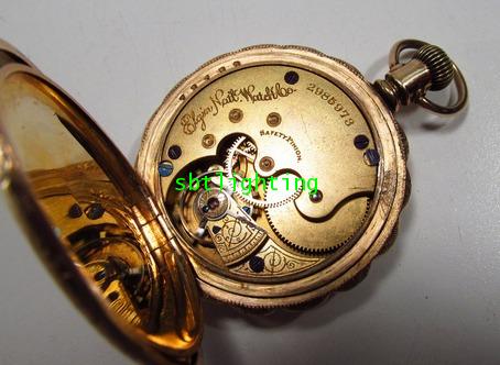 นาฬิกาพกโบราณ งานอเมริกา ของ ELGIN  ผลิต ปี ค.ศ 1888 4