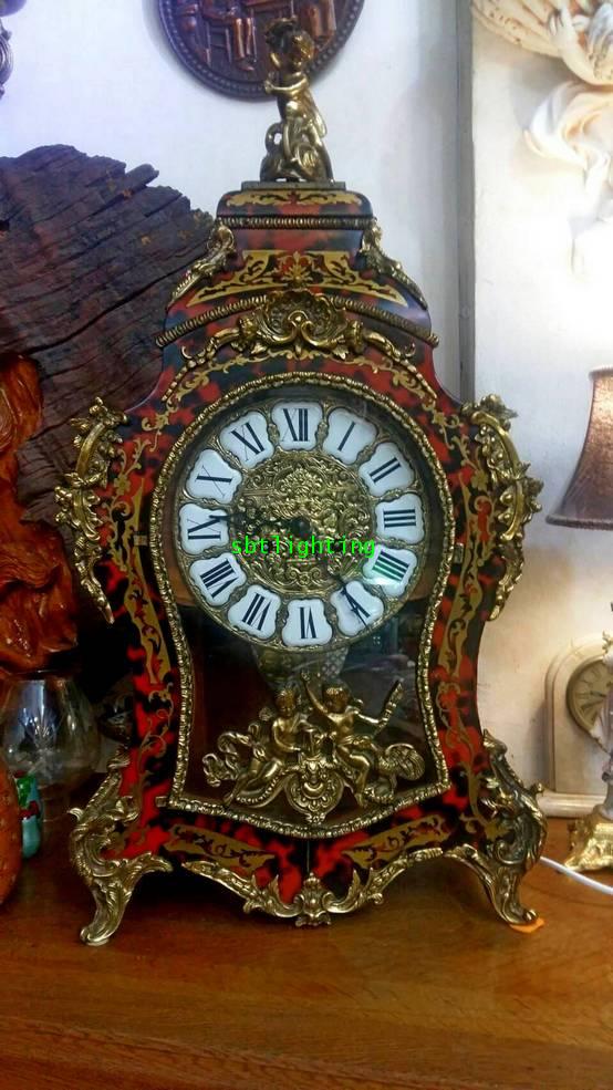 นาฬิกาโบราณฝรั่งเศส   antique Boulle clock 0