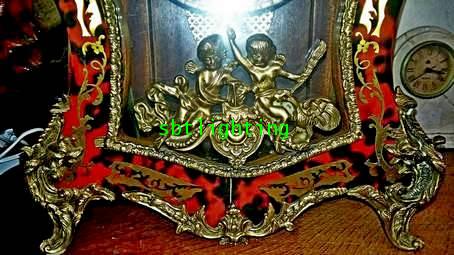 นาฬิกาโบราณฝรั่งเศส   antique Boulle clock 3