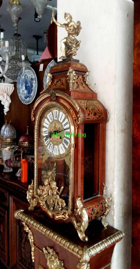 นาฬิกาโบราณฝรั่งเศส   antique Boulle clock 3