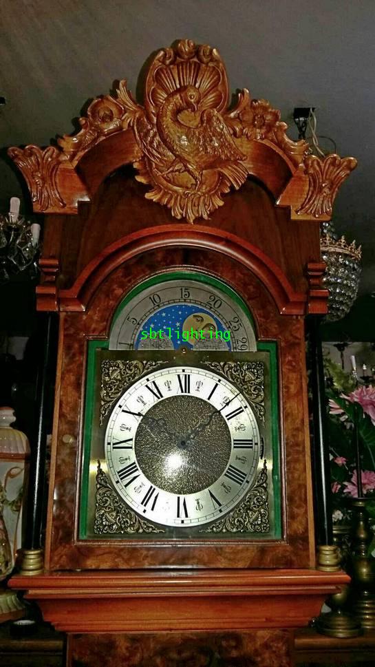 นาฬิกาตั้งพื้นโบราณ Grandfather clock  มูนเฟสเยอรมัน 2