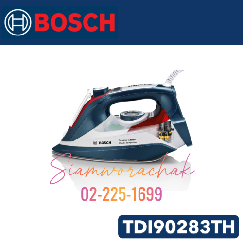 [Clearance] BOSCH TDI90283TH เตารีดไอน้ำแบบมอเตอร์ 2800W