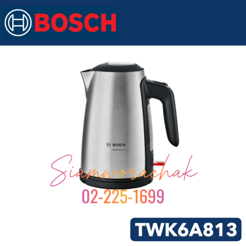 [Clearance] BOSCH TWK6A813 กาต้มน้ำไฟฟ้า 1.7L ComfortLine