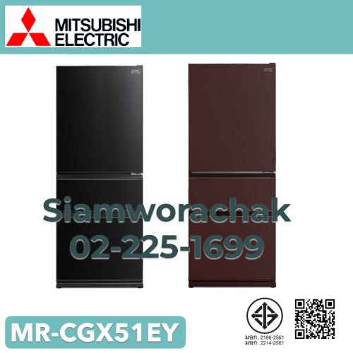 MITSUBISHI MR-CGX51EY ตู้เย็น แบบ 3 ประตู Bottom Freeze จุ 450 ลิตร / 15.9 คิว