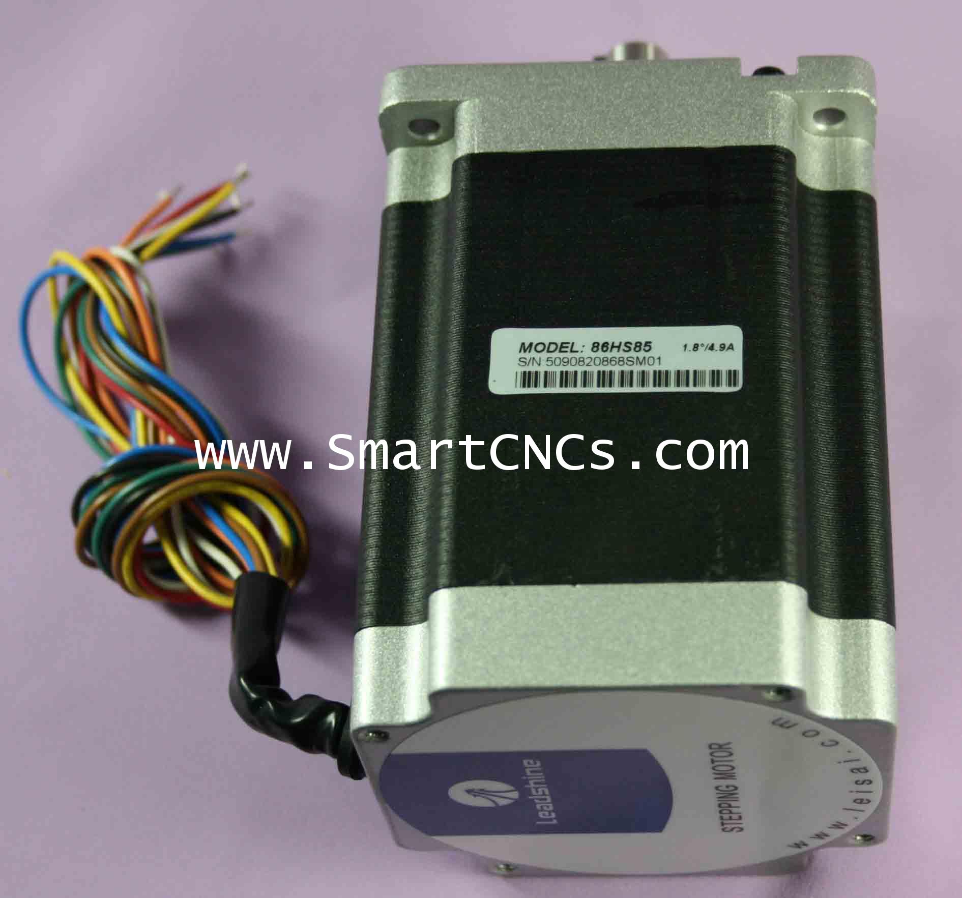 เสต็ปปิ้งมอเตอร์รุ่น 86HS85 ชนิด 2 เฟสแรงบิดสูง NEMA34 กระแส 6A แรงบิด 8.5 N.m ราคา 6,240 บาท 2