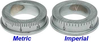 X1-108 Metric and Imperial Micrometer Dials