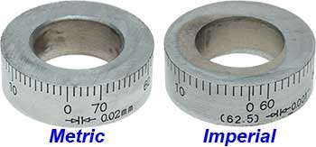 SX2LF-8 Metric and Imperial Micrometer Dials
