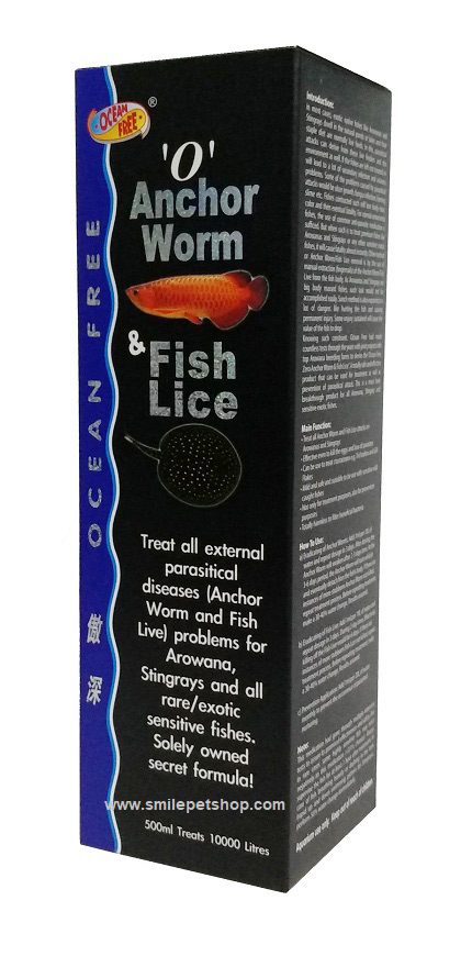 'O' Anchor Worm Fish & Lice 500 ml.