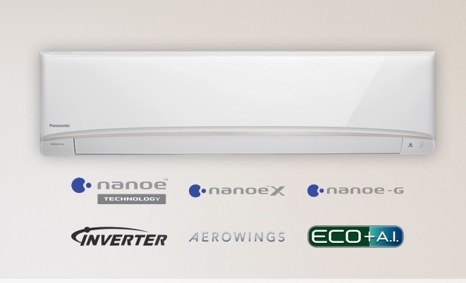 (เงินสด = 33,000 ฿) พานาโซนิค Deluxe nanoe Inverter R32 รุ่น CS-XKU24WKT/CU-XKU24WKT ขนาด 20,764 btu