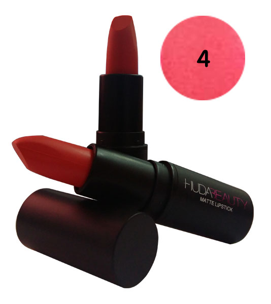 HUDA beauty Matte Lipstick No.4 ราคาถูก W.27 รหัส l247