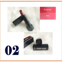 SIVANNA COLORS Lipstick hf4001 No.02 ราคาส่งถูกๆ W.50 รหัส L662