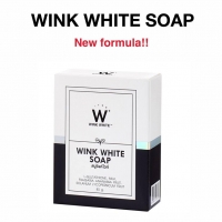 Gluta SOAP สบู่กลูต้า ฟอกผิวขาว - Wink White 80g. ราคาส่งถูกๆ W.90 รหัส SP52