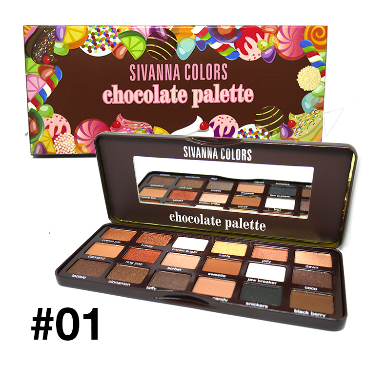 SIVANNA COLORS Chocolate Palette No.01 (HF7006) ราคาส่งถูกๆ W.125 รหัส ES95