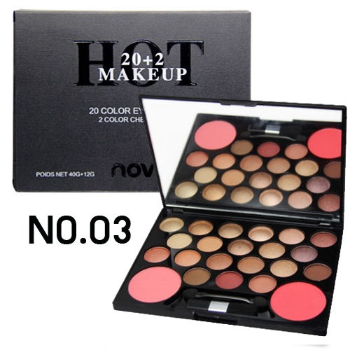 NOVO 20+2 Colors Makeup Set No.03 ราคาส่งถูกๆ W.215 รหัส ES99