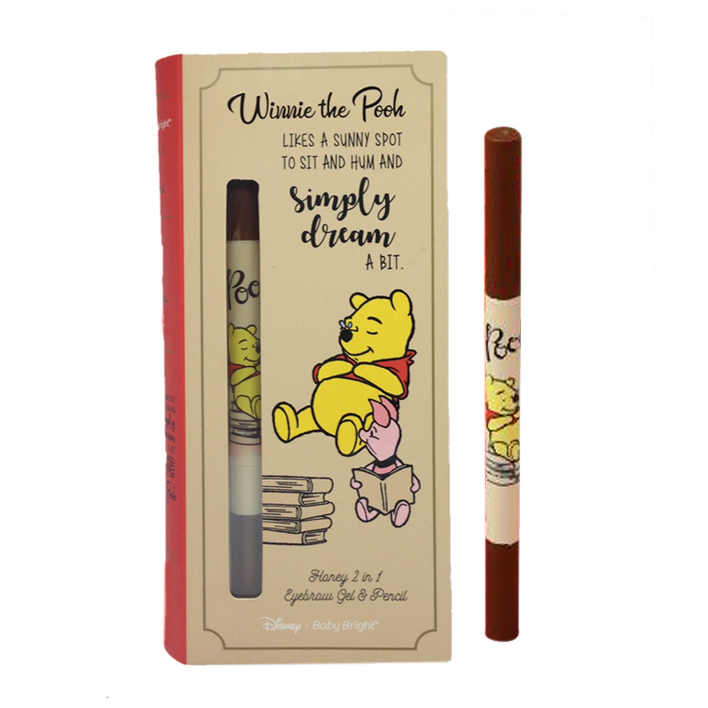 Baby Bright Honey 2 in 1 Eyebrow Gel  Pencil เบอร์ 03 Medium Brown ราคาถูก W.55 รหัส KM418
