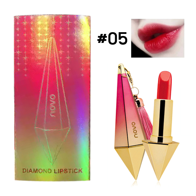 Novo Diamond Lipstick ลิปเพชรโนโว เบอร์ 05 ราคาส่งถูกๆ W.90 รหัส L14