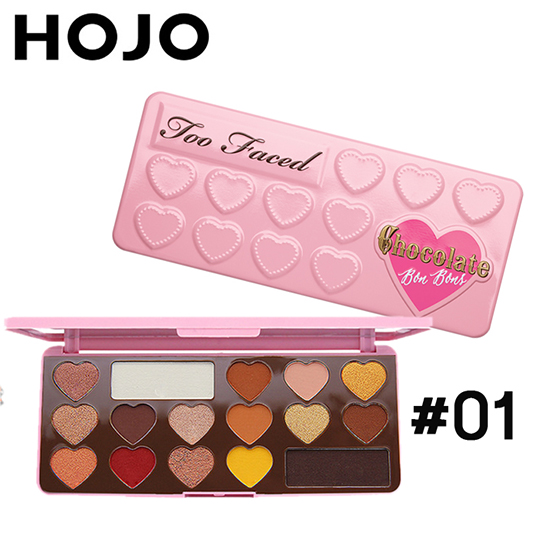 HOJO อายแชโดว์พาเรทรูปหัวใจ Chocolate Pink Love eye shadow No.1 ราคาส่งถูกๆ w.215 รหัส ES81