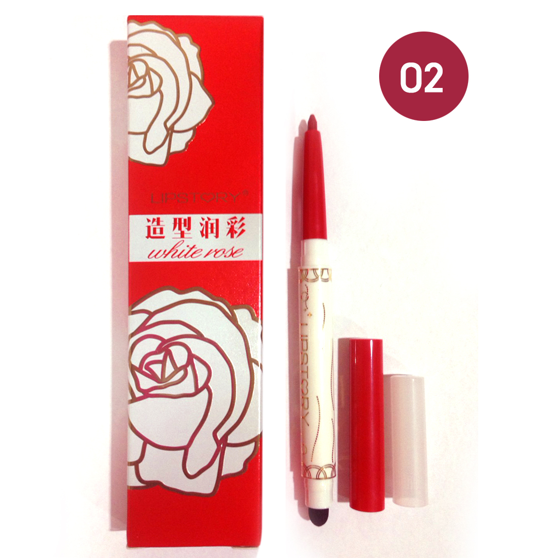 Lipstory white rose LS-728 ลิปไลเนอร์เนื้อแมทท์ เบอร์ 02 ราคาส่งถูกๆ W.30 รหัส L27